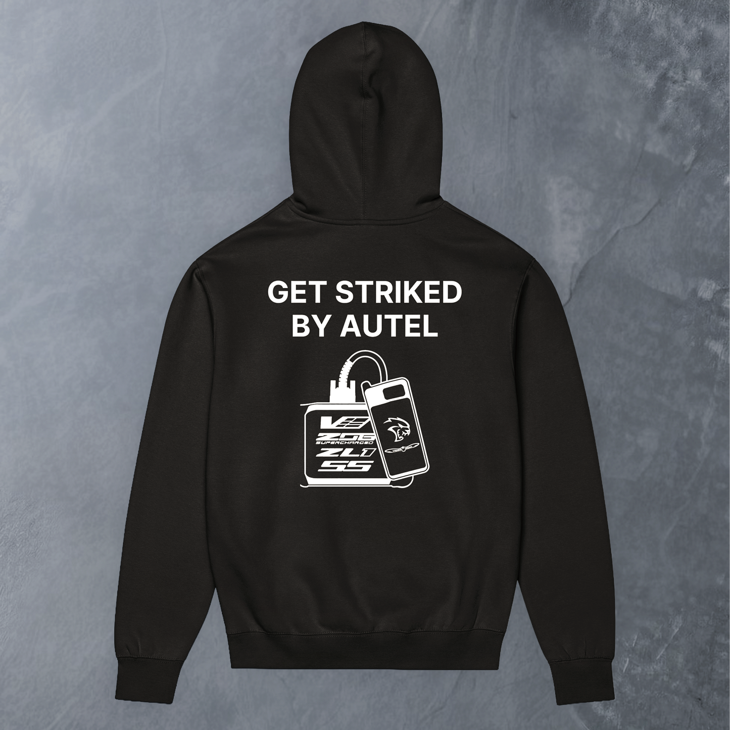 RICH OFF AUTEL/GET STRIKED HOODIE
